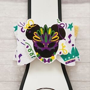 Mardi Gras Magic Band Bow